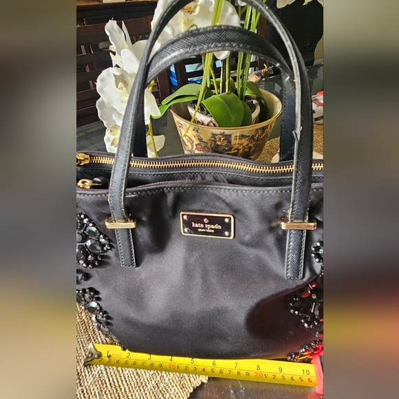 Kate Spade Black Embellished Tote Bag - Picture 4 of 5